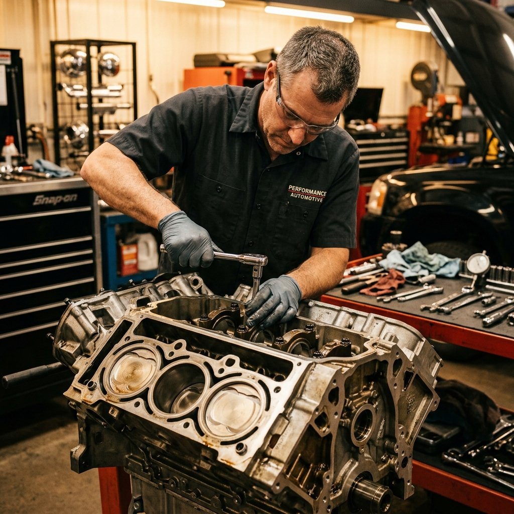 Engine block overhaul